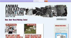 Desktop Screenshot of animalliberationfrontline.com